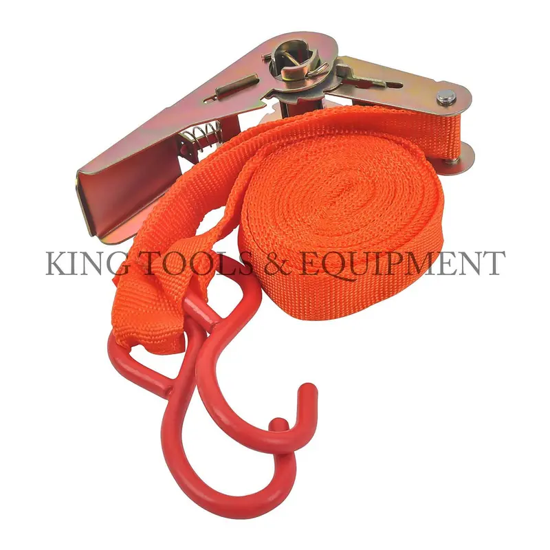 1-Inch X 15-Foot Orange Ratchet Tie-Down Strap (Model 1160-0) 1