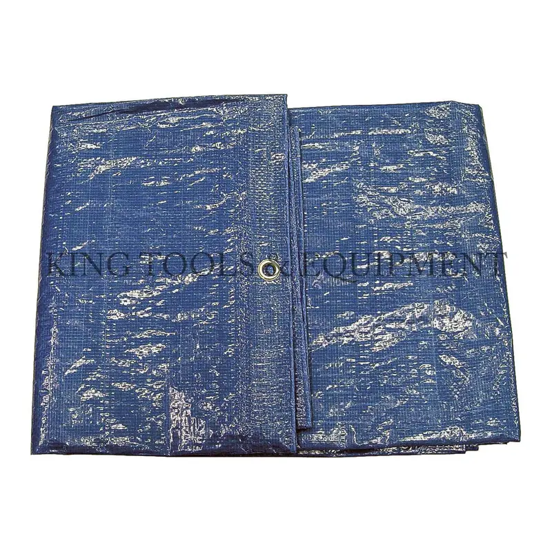 10 Ft × 20 Ft Blue Poly Tarp – All-Weather Protection For Gear And Equipment – Model 0591-1 1