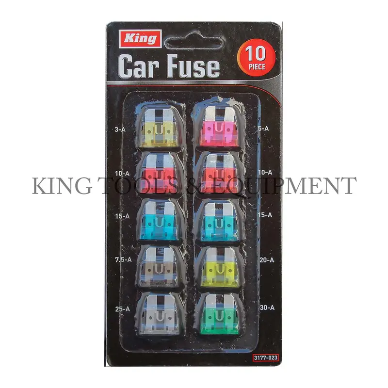 10-Pack Automotive Blade Fuses – 3A To 30A Range For Car Electronics 1