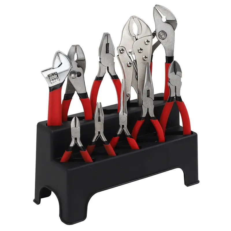 10-Piece Combination Pliers And Wrench Set – Multi-Function Hand Tool Bundle (Model 0058-0) 1