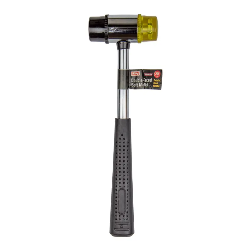 11-Inch Dual-Sided Soft-Face Mallet Featuring Tubular Steel Construction - Model 0085-0 1