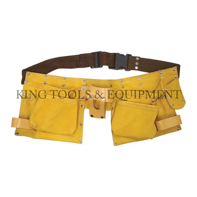 11-Pocket Yellow Leather Tool Belt – Model 2522-0 1
