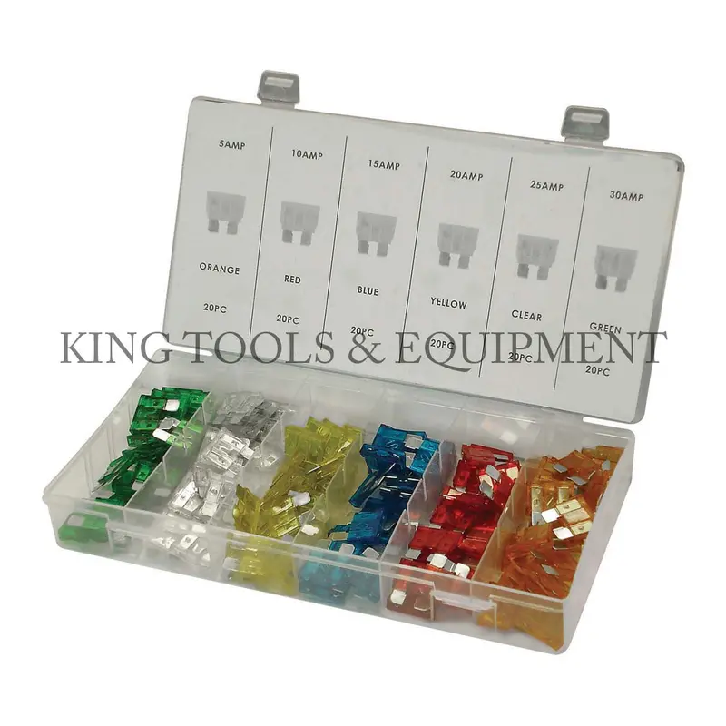 120-Piece Automotive Fuse Kit – Standard Blade Fuses For Vehicle Electrical Systems 1