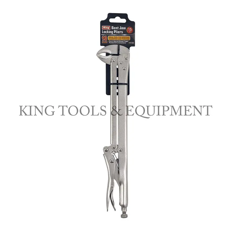 15-Inch 90-Degree Bent-Jaw Locking Pliers For Tight-Angle Work 1