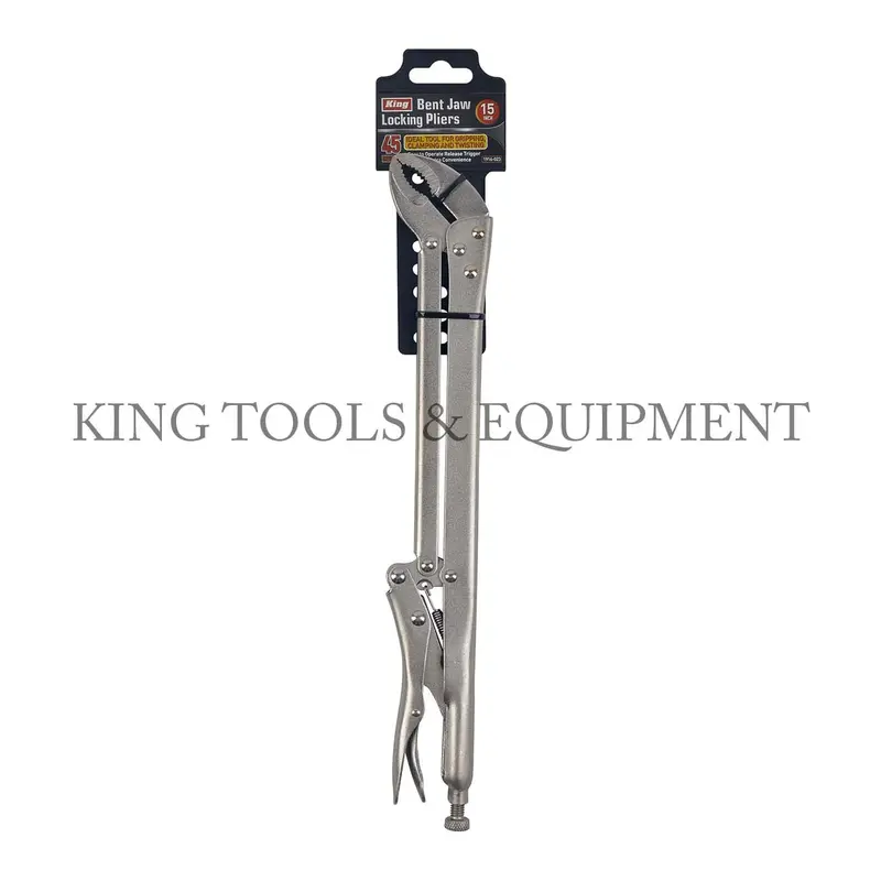 15-Inch Long-Reach 45-Degree Bent-Jaw Locking Pliers 1
