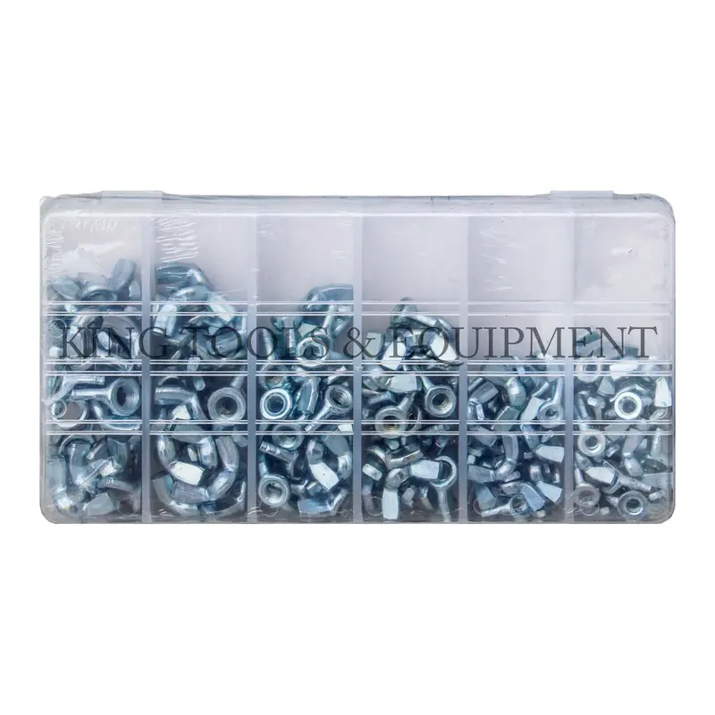 150-Piece Wing Nut Collection In Common Sizes And Thread Types 1