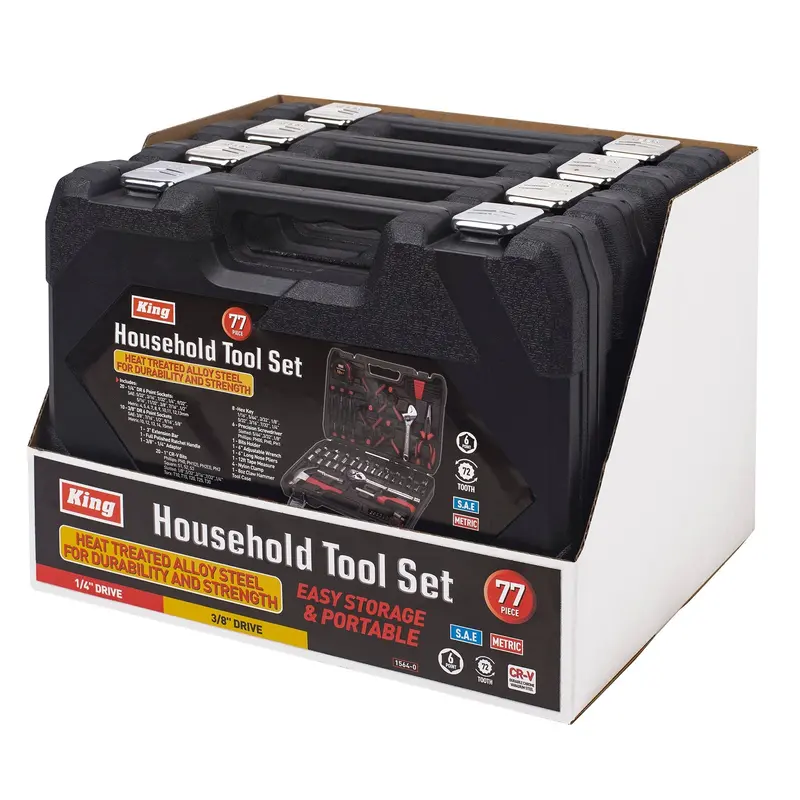1564-0 – 77-Piece Household Repair & Maintenance Tool Set 1