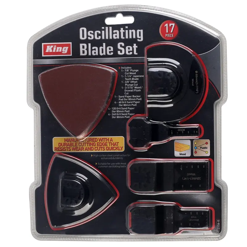 17-Piece Oscillating Multi-Tool Blade Collection 1