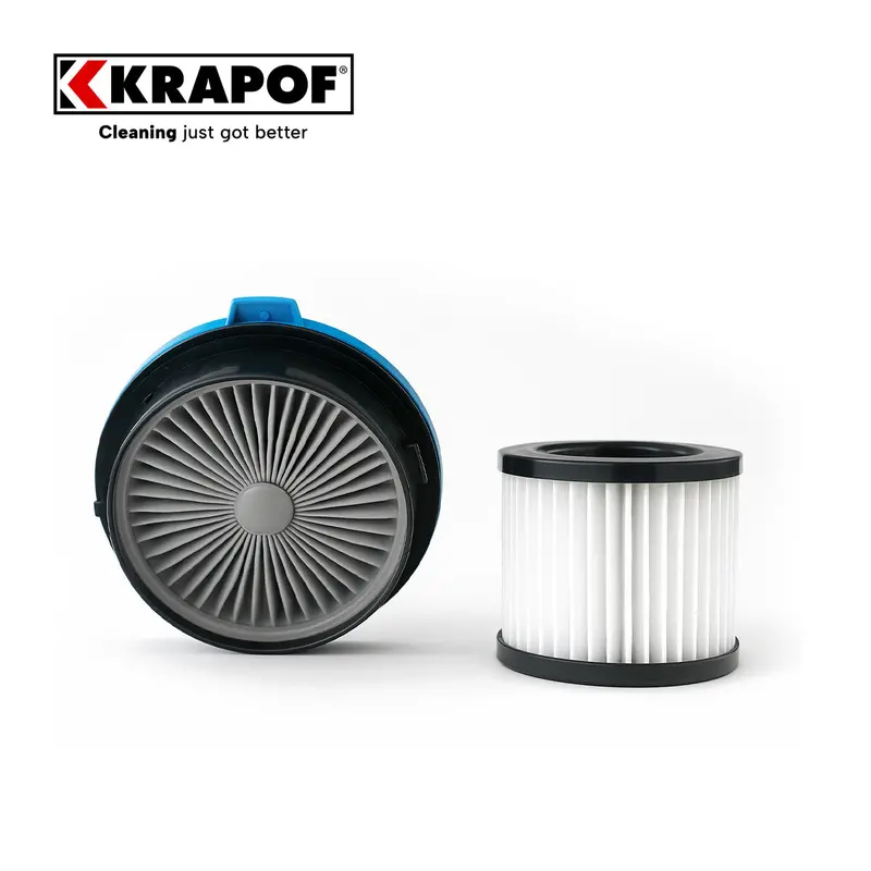 2-Pack Hepa Filter Set (Inlet & Outlet) For Krapof Wet/Dry Vacuum 1