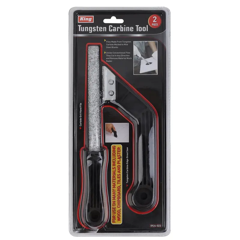2-Piece Tungsten Carbide Cutting Tool Set – Hardened Edge, Precision Sharpening Instruments (Model 0926-0) 1