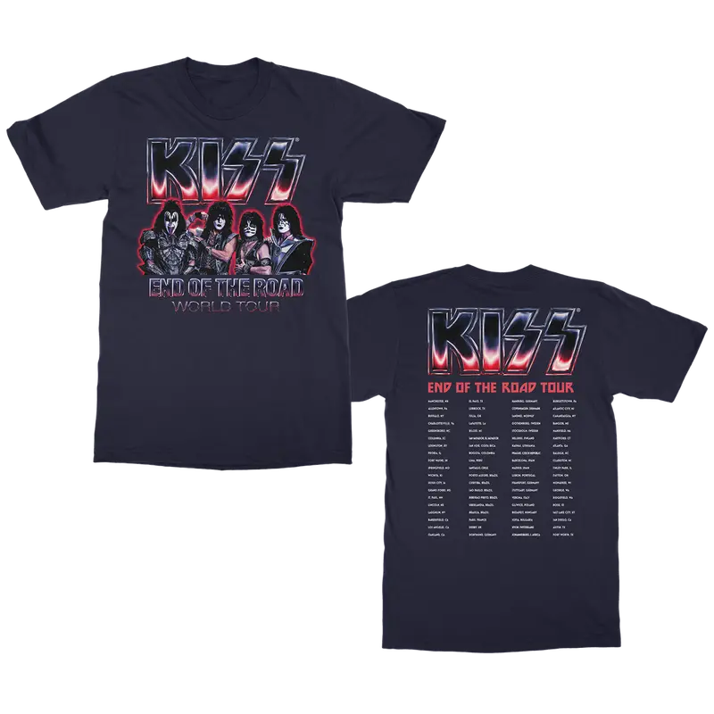2020 Chrome Navy Tour Official T-Shirt 1