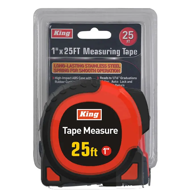 25-Foot Auto-Locking Tape Measure With Magnetic Hook 1