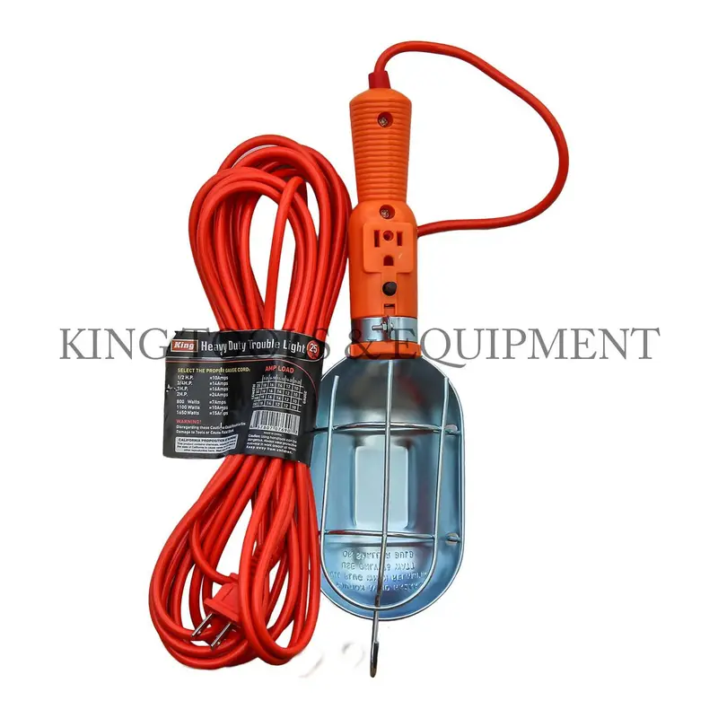 25-Foot Heavy-Duty Trouble Light – Flexible Gooseneck Work Lamp With Hanging Hook 1