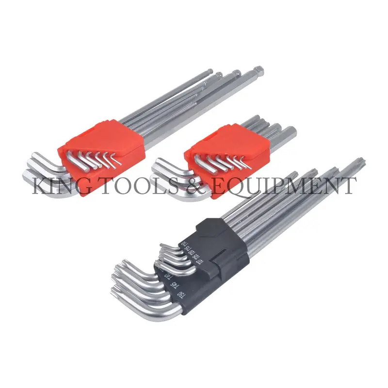 27-Piece L-Shaped Hex Key Set – Ball-End, Torx & Standard Hex (Model 1155-0) 1