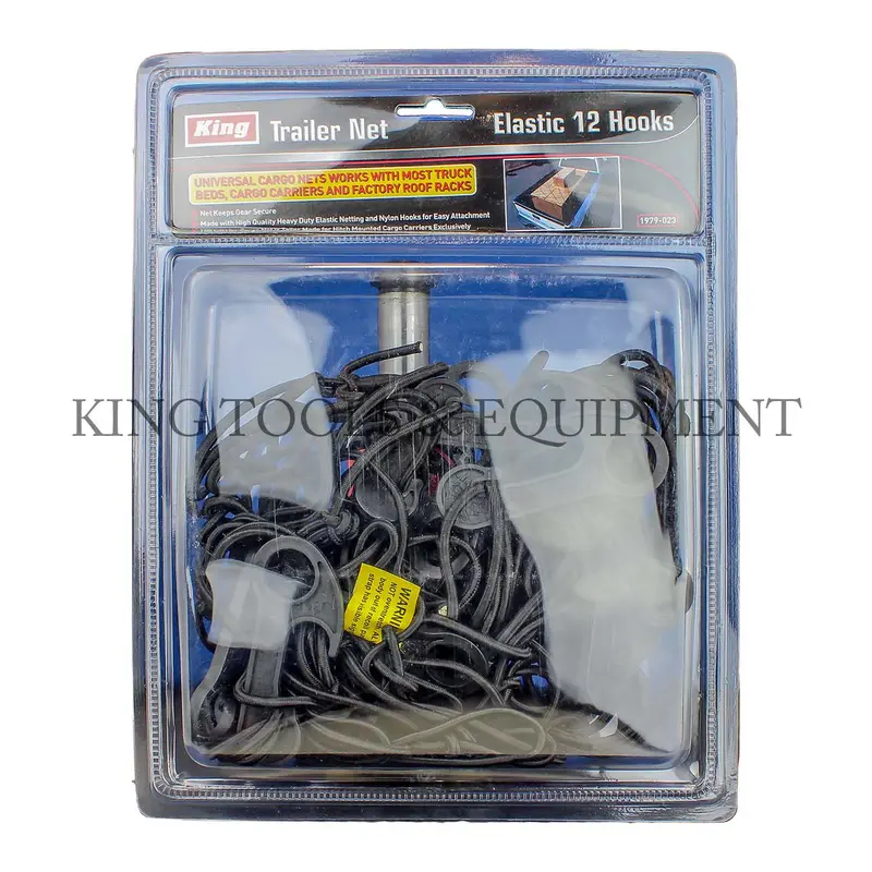 28" X 44" Elastic Cargo Net With 12 Hook-And-Loop Fasteners 1