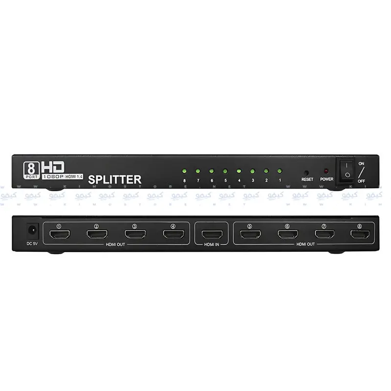 2B Cv998 1X8 Hdmi Splitter – Supports 4K@60Hz Pass-Through 1