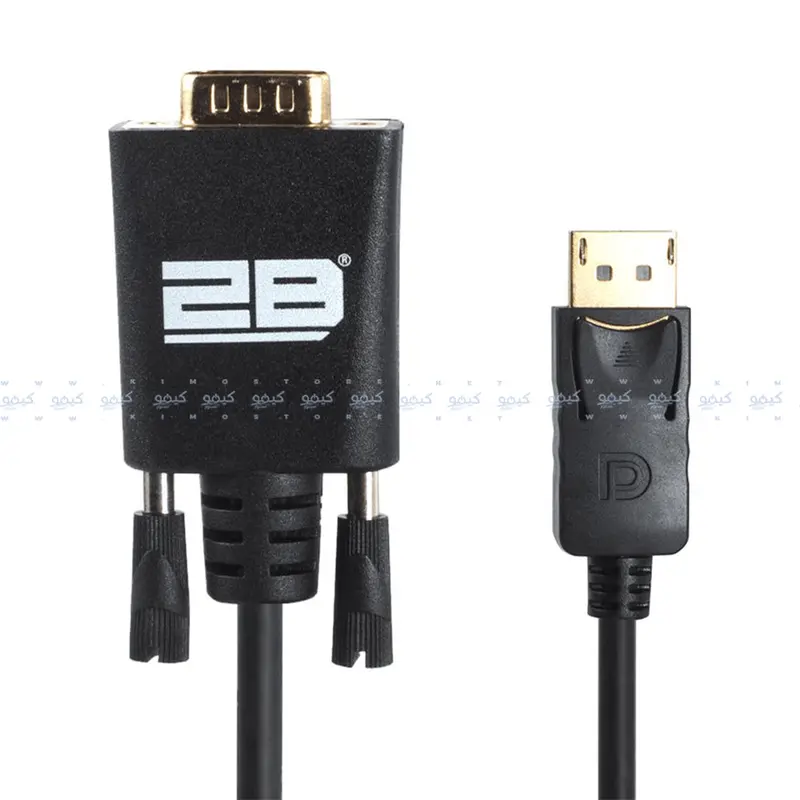 2B Dc605 Displayport To Vga Adapter Cable – 1.8-Meter Active Conversion Cable 1