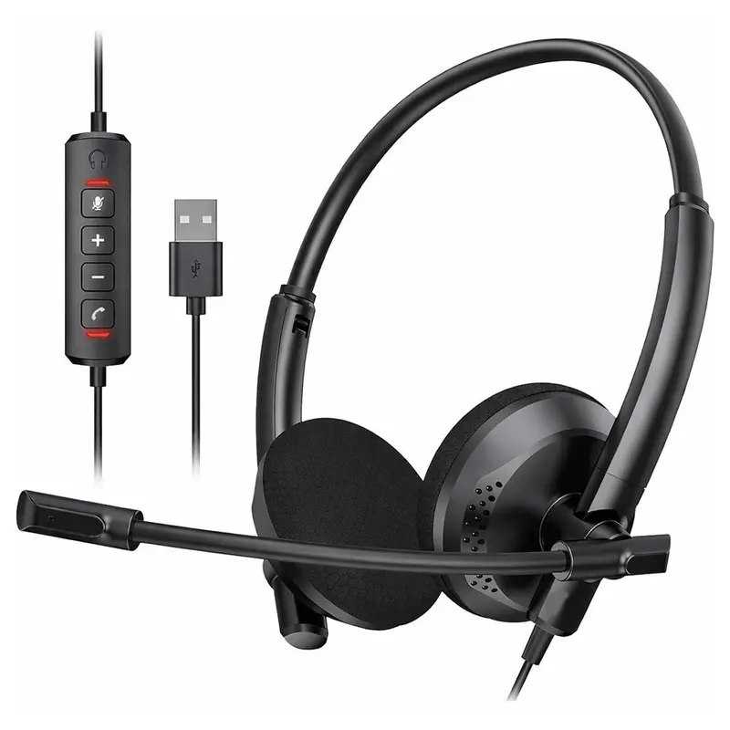 2B Hp563 Stereo Headset – Lightweight Wired Design With Noise-Isolating Ear Cups 1