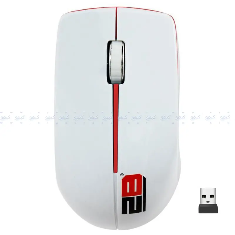 2B Mo33R Optical Wireless Mouse – 1200 Dpi, Slim Black Design 1