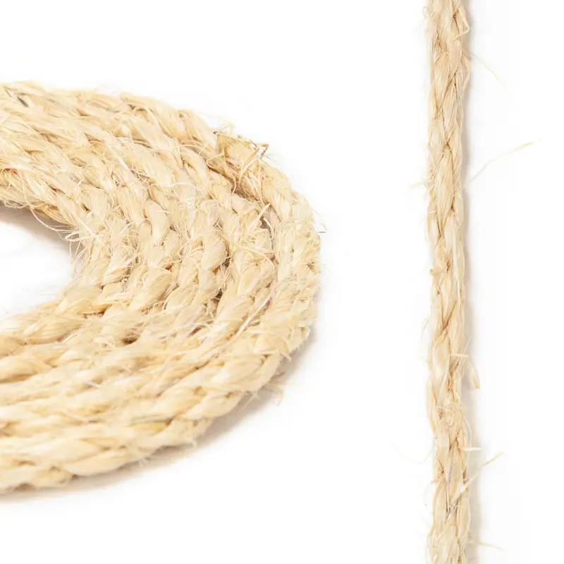 3/16" Twisted Sisal Rope – Ultra-Thin Natural Fiber Twine For Detail Work 1