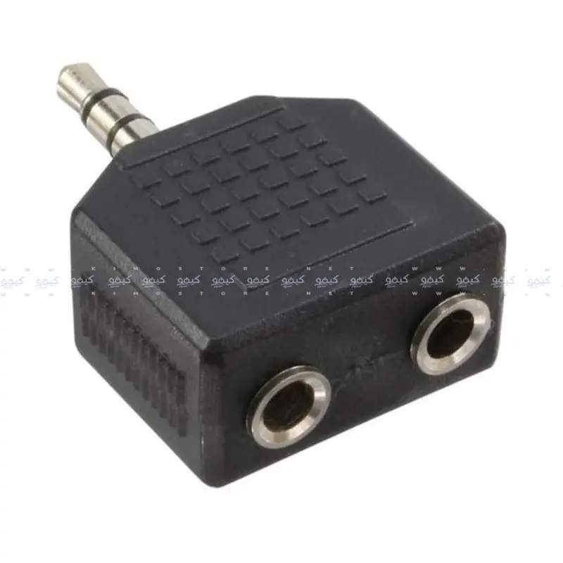3.5 Mm Stereo Audio Splitter Cable (1-In, 2-Out) 1
