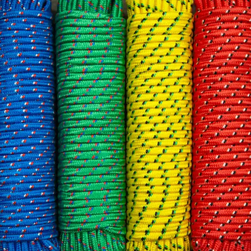 3/8-Inch X 100-Foot Braided Polypropylene Rope Hank 2