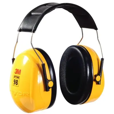 3M Peltor Optime 98 Lightweight Safety Earmuffs 1