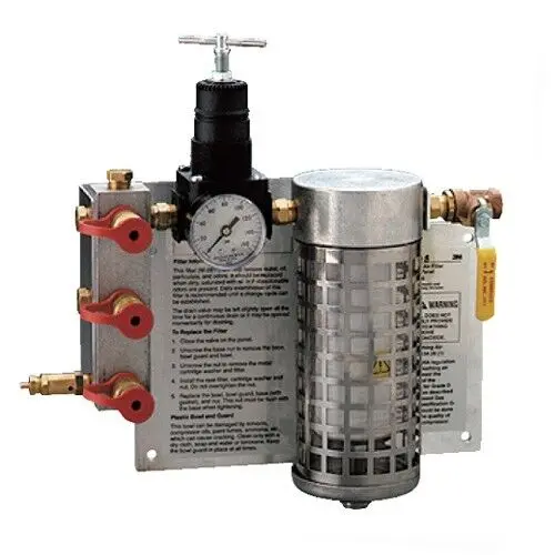 3M W-2806/07006 Air Filter And Regulator Panel (50 Cfm, 3–5 Outlets) 1
