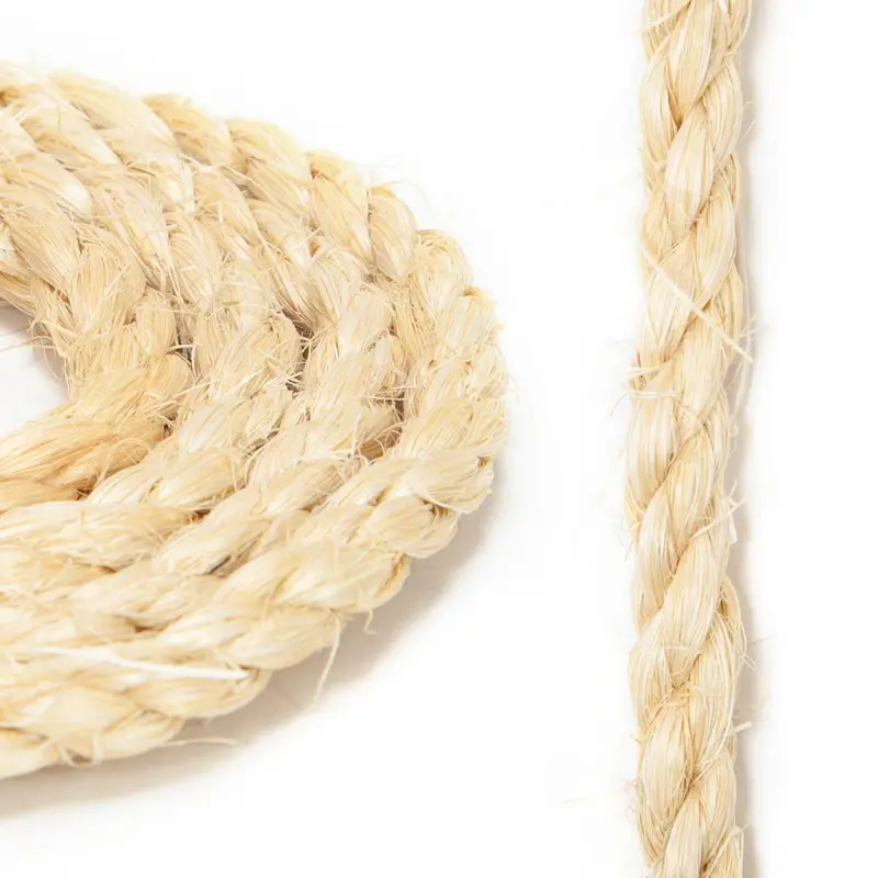 5/16" Twisted Sisal Rope – Medium-Duty Natural Fiber Rope For Bundling & Lashing 1