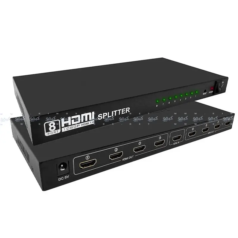 8-Port Hdmi Splitter – Supports 4K@60Hz For Multi-Screen Setup 1