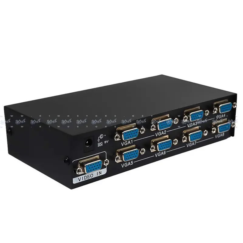 8-Port Vga Splitter – One Input, Eight Vga Outputs For Multi-Display Setups 1