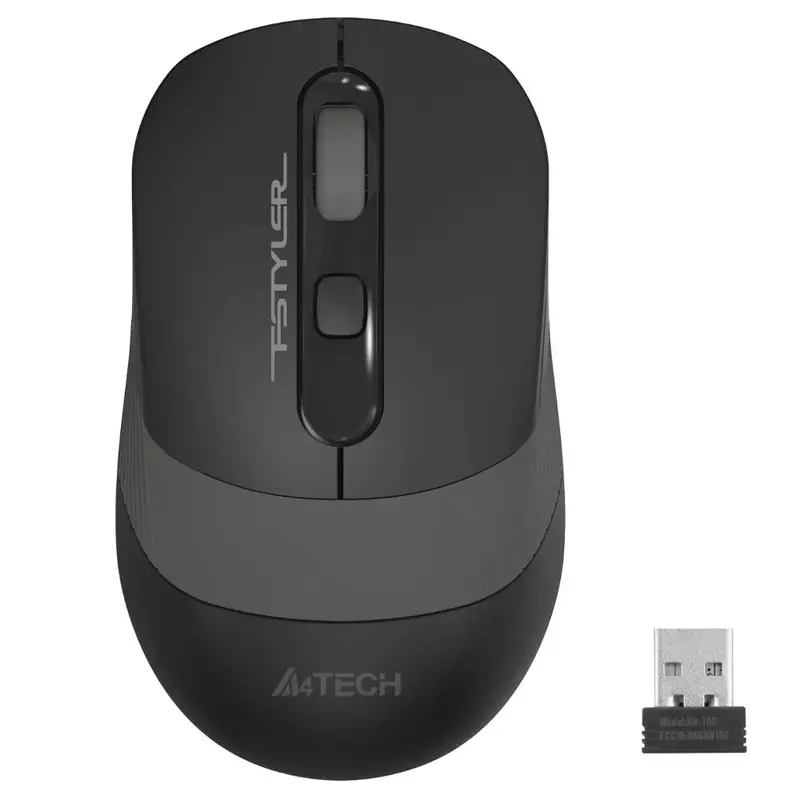 A4Tech Fg10S Compact Wireless Mouse – 2000 Dpi, Modern Grey 1