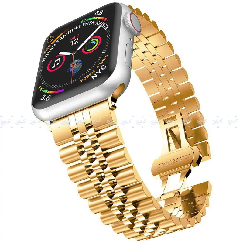 Adjustable Metal Watch Band For 42–45Mm Smartwatches 1
