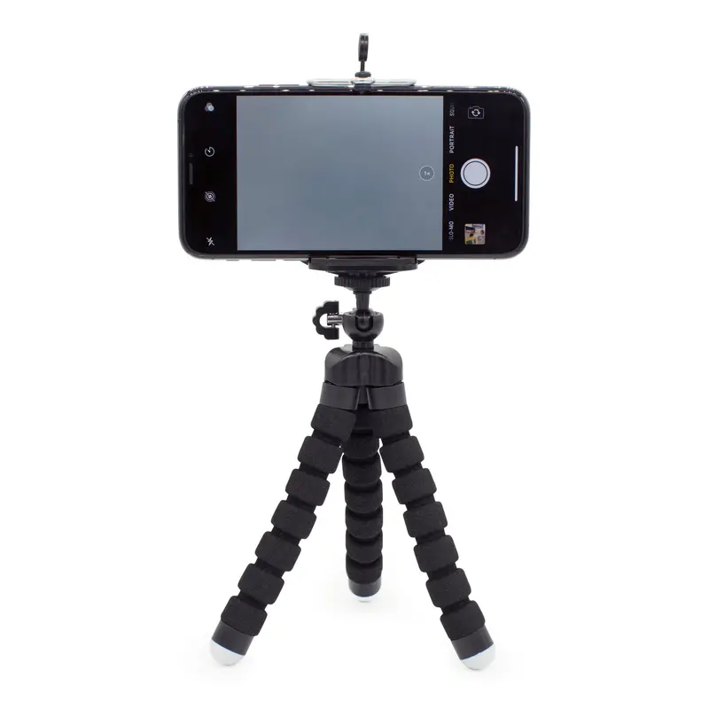 Adjustable Smartphone Tripod With Flexible Legs 1