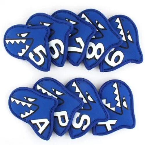 Aimshark Palette 9-Piece Iron Headcover Collection – Classic Blue 1