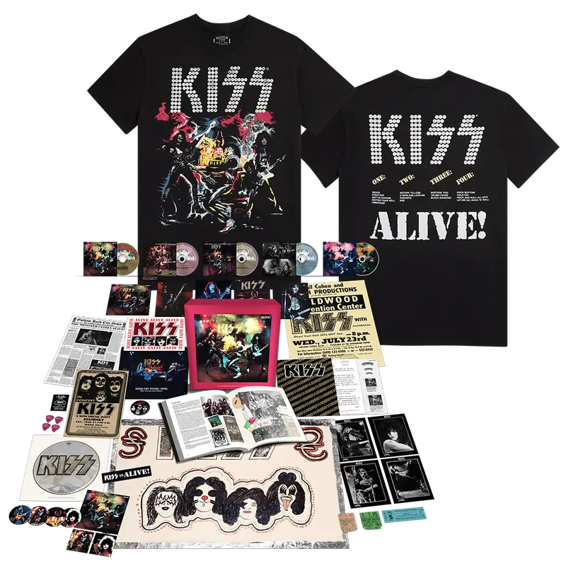 Alive! 50Th Anniversary Super Deluxe Box Set: 4Cd + Blu-Ray Audio + Track List T-Shirt 1