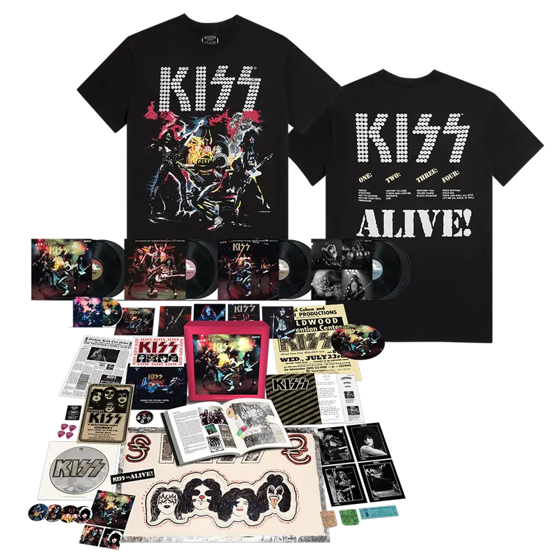 Alive! 50Th Anniversary Super Deluxe Box Set: 8Lp + Blu-Ray Audio + Track List T-Shirt 1