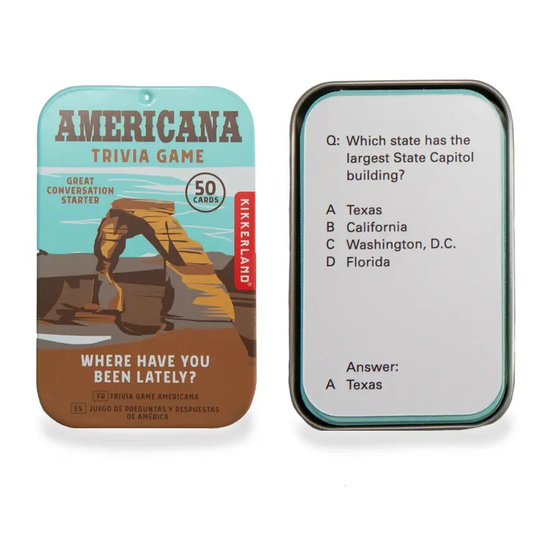 Americana-Themed Trivia Challenge Game 1