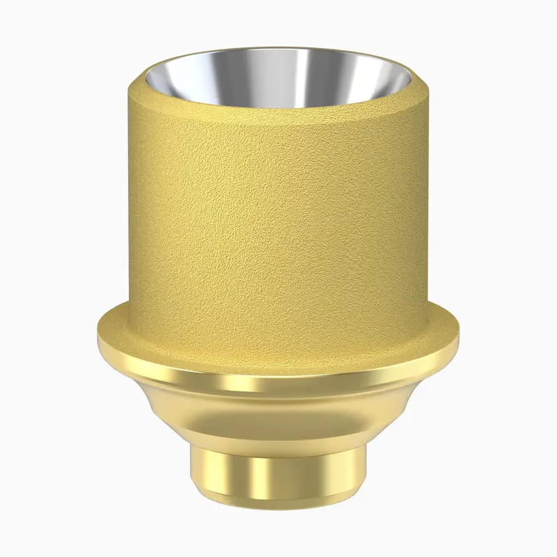 Anglebase® Internal Hex Non-Engaging Abutment — 4.0 Mm Height × 1.0 Mm Collar 1