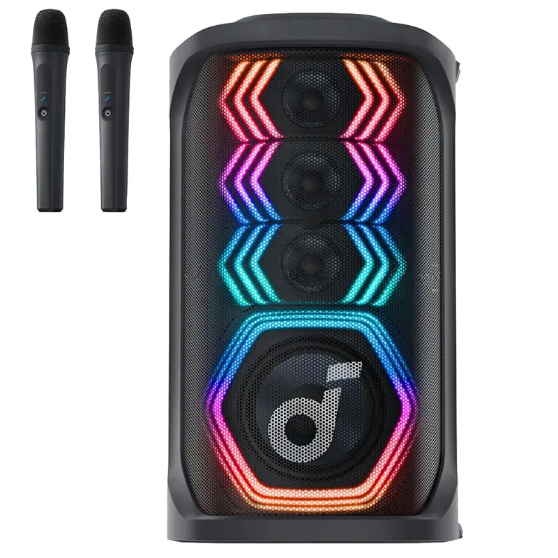 Anker Soundcore Rave 3S Portable Bluetooth Speaker – Dual-Mic Array, Bold Bass, Black Finish 1