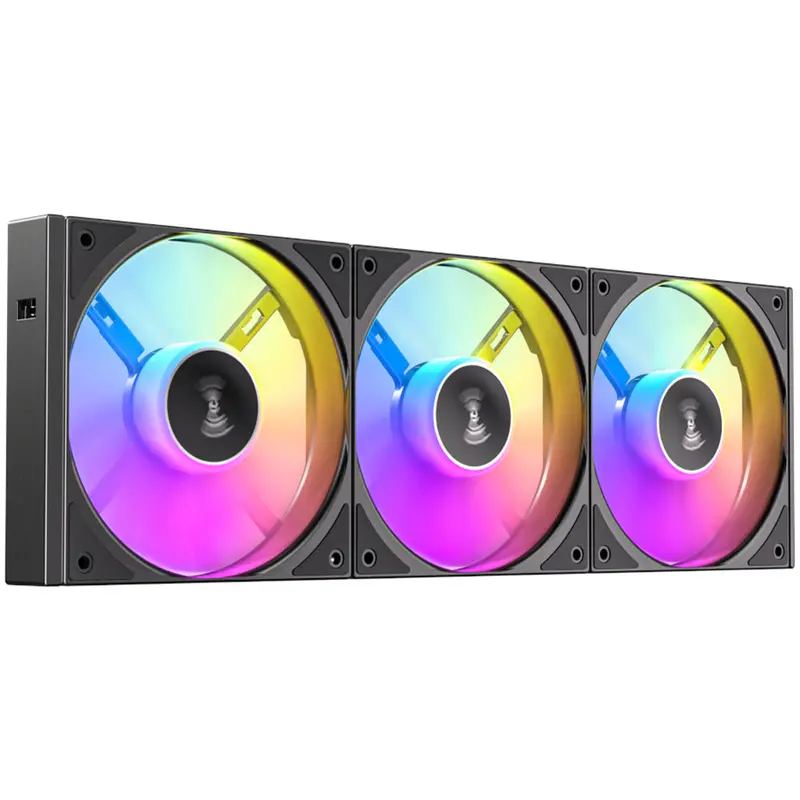 Antec Connect 120Mm Argb Triple Fan Kit – Black 1