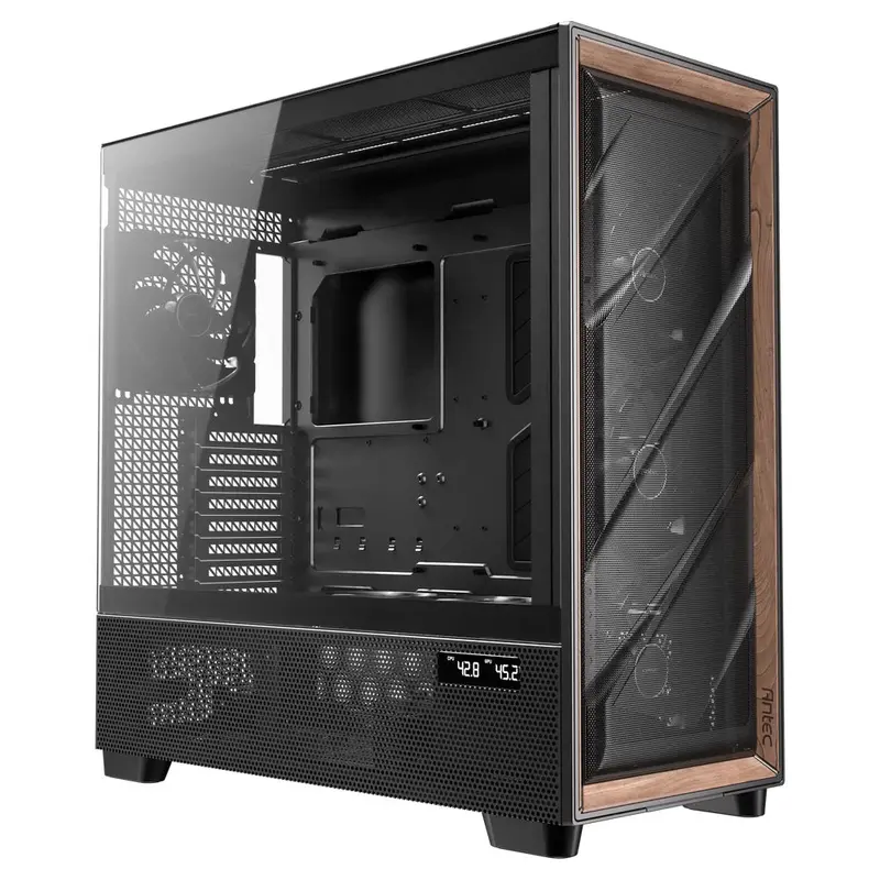Antec Flux Pro Full-Tower Pc Case – Black, Tempered Glass Front Panel 1