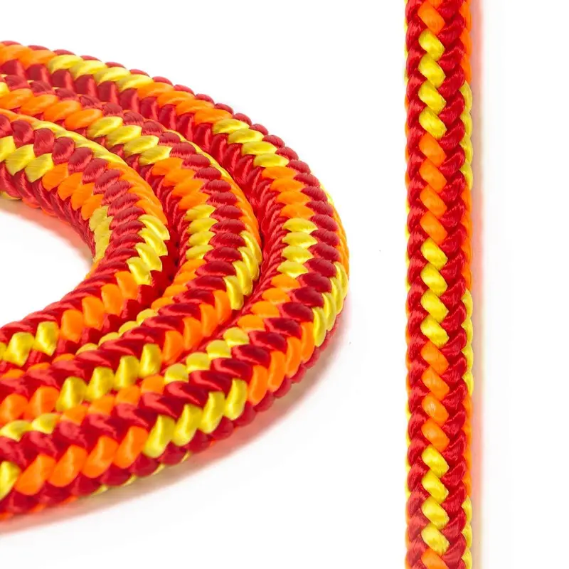 Arborfreak Climbing Rope – Red/Yellow/Orange Tricolor 1