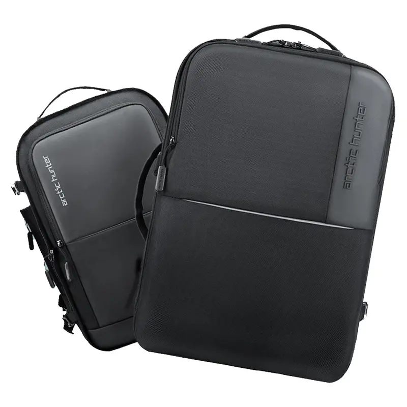 Arctic Hunter B00382 Minimalist Laptop Backpack – Black 1
