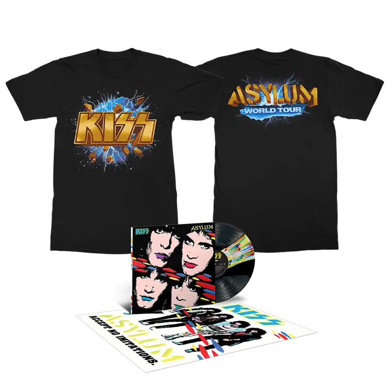 Asylum 40Th Anniversary Colored Vinyl Lp + World Tour T-Shirt Bundle 1