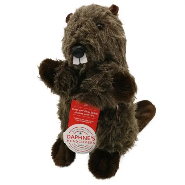 Beaver Golf Driver Head Cover – Cute Plush Animal Design By Daphne'S 1