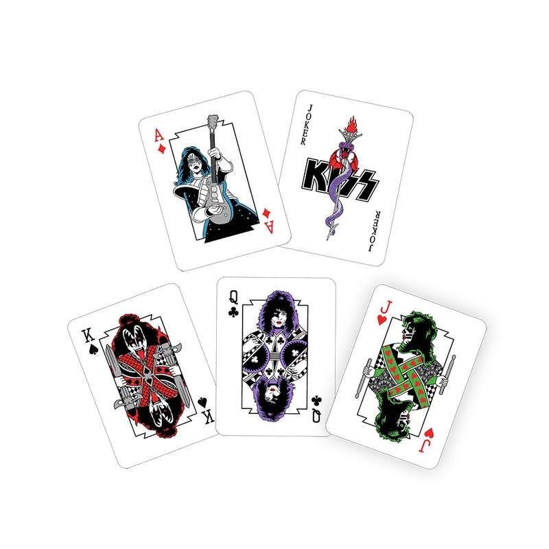 Black Diamond-Themed Kiss Playing Cards 1