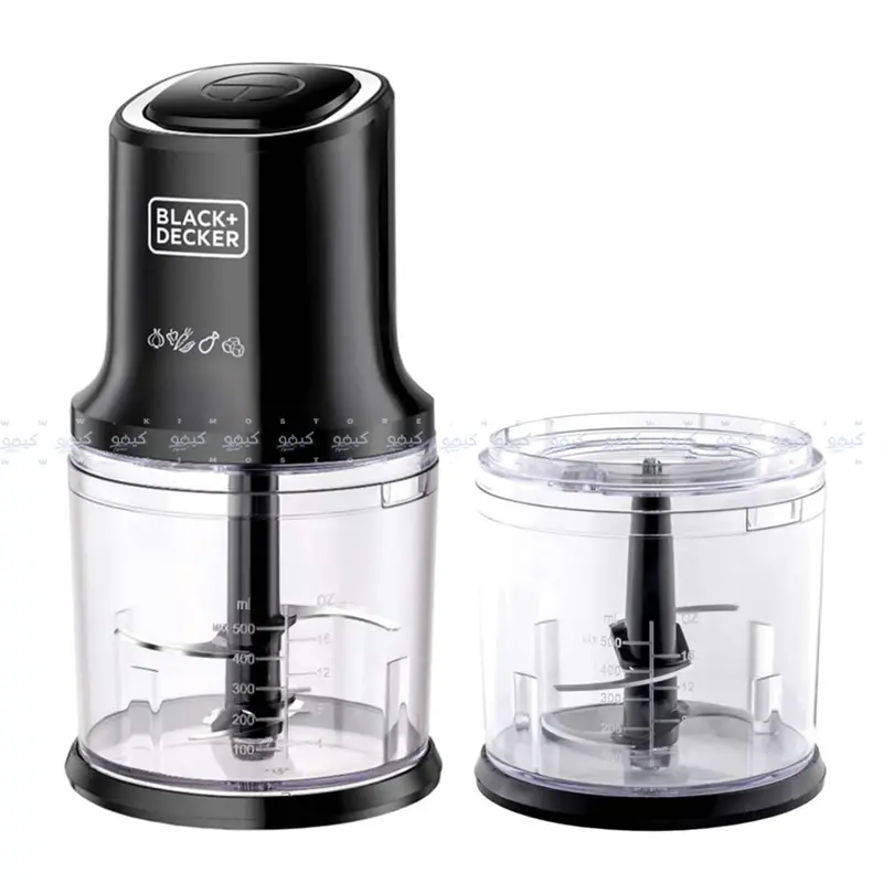 Black+Decker Fc500J-B5 500W Food Chopper With 0.5L Extra Jar 1