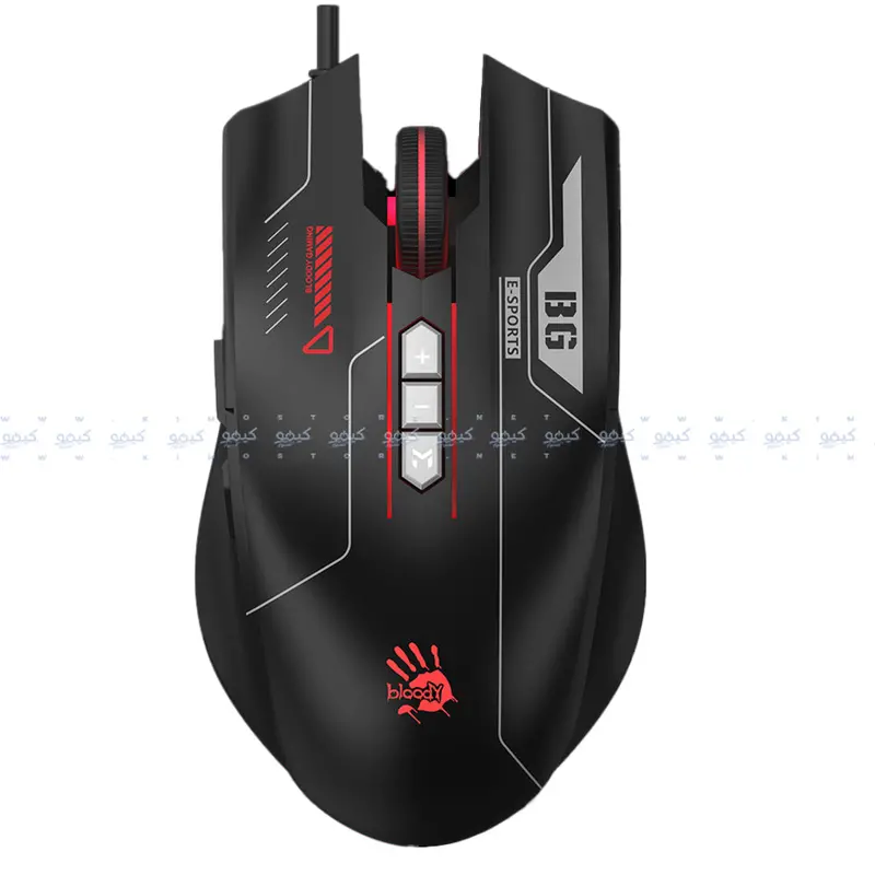 Bloody Es7 Esports Gaming Mouse – Wired, 6000 Dpi, Rgb Lighting & Ergonomic Design 1