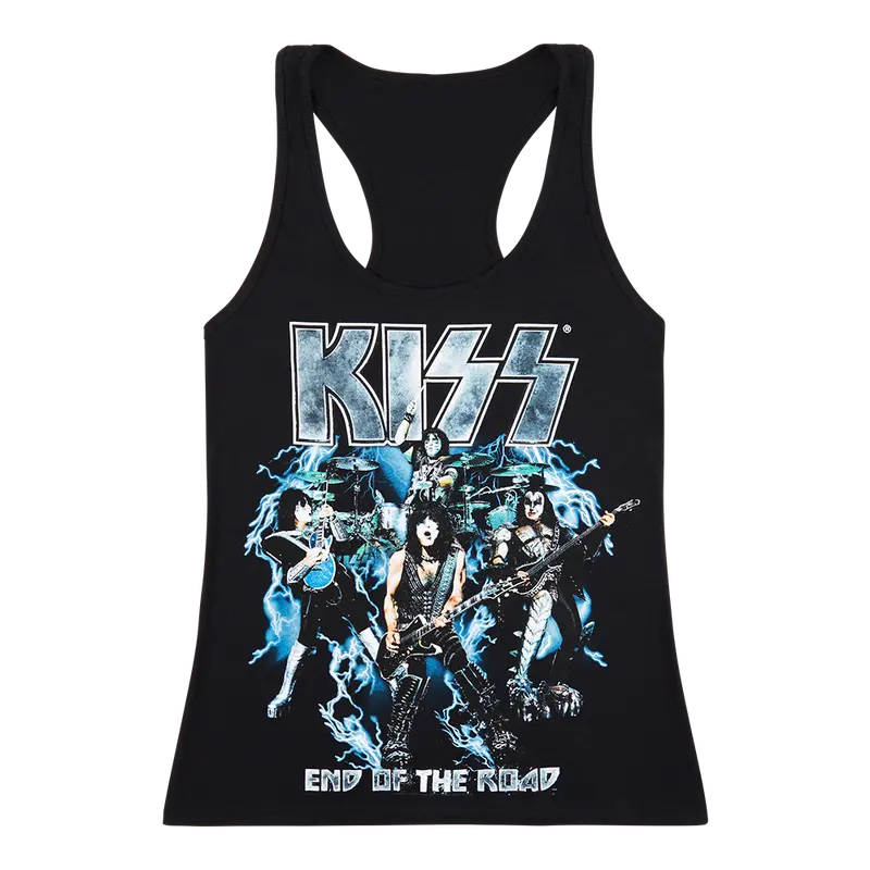 Blue Lightning Muscle Tank Top 1